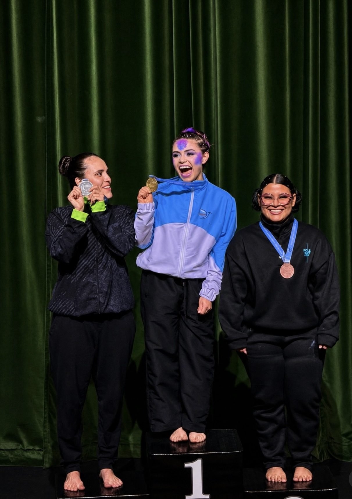 Podio del Campeonato Nacional de Pole Sport
